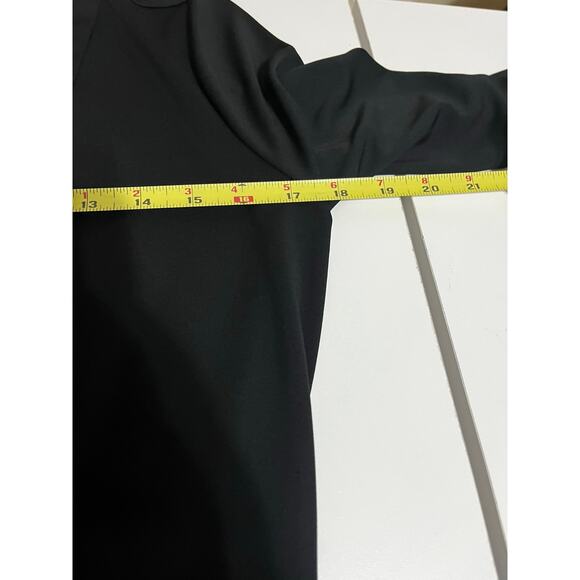 Ann Taylor Classy Black Tie-Waist Wrap Dress Sz 6 – Clean Lines, Boss Energy - Picture 5 of 7